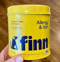 90 Count Finn Allergy&amp; Itch Supplement Dogs Supports Seasonal Allergies ... - £29.71 GBP