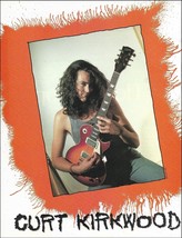 The Meat Puppets Curt Kirkwood with his Gibson Les Paul Guitar pin-up photo - $4.01