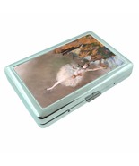 Ballerina Ballet Art Illustration Metal Silver Cigarette Case - $22.95 CAD