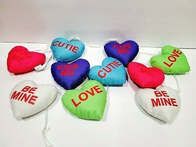 Valentines Day Conversation Heart Garland Love Pink Red Decoration 6FT - $27.26