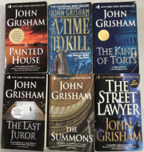 John Grisham A Time To Kill A Painted House The King Of Torts The Street Lawy X6 - $16.82