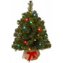 Artificial Pre-Lit Christmas Tree, Noble Fir, 15 LED Lights, 16-In. x 2-Ft. - €40,82 EUR