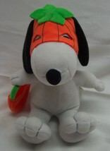 Peanuts Gang Halloween Trick Or Treat Snoopy As Pumpkin 6&quot; Plush Stuffed Animal - £11.94 GBP