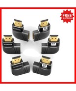 Durable 6-Pack 90 &amp; 270 Degree HDMI Connectors – 8K Support &amp; Lifetime - $779.36 MXN