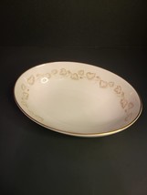 Vintage Noritake Ivory China Goldivy 9&quot; Oval Serving Vegetable Bowl 7531 - £20.61 GBP