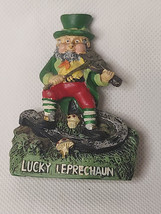 Vintage Lucky Leprechaun Resin Fridge Magnet - £9.08 GBP