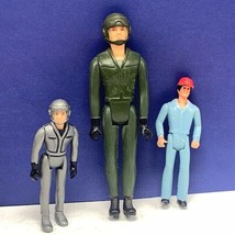 Gay Toys action figures mixed lot pilots green silver mechanic gi joe vtg army - $23.71