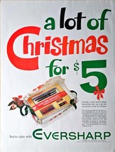 Eversharp Pens Big E Set Christmas Holiday Gift-1961 Vintage Print Ad - $11.24 CAD