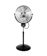 Optimus 20 Inch Industrial Grade HV Oscillating Stand Fan with Chrome Grill - $229.41 CAD
