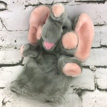 Vintage Dakin Elephant Hand Puppet Plush Stuffed Animal 1985 Interactive Play - £15.30 GBP