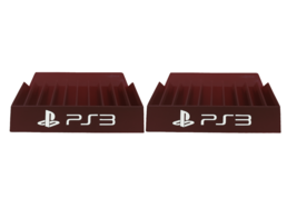 PlayStation 3 Game Holder Sony Videogame Storage Display PS3 2 Pack - $1,852.23 MXN