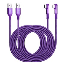 Usb Type C Charger Cable 3A, [2-Pack 10Ft+10Ft] Right Angle 90 Degree Fa... - $20.99