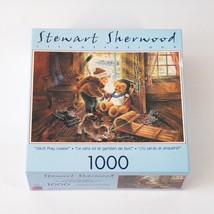 Stewart Sherwood Illustration You&#39;ll Play Goalie 1000 Piece Jigsaw Puzzl... - $9.49