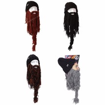 Beard Head Barbarian Roadie Knit Warm Thermal Winter Ski Mask &amp; Beanie Hat - £23.59 GBP