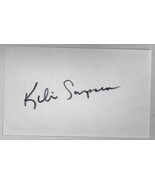 Kelvin Sampson Autographed 3x5 Index Card - $285.59 MXN