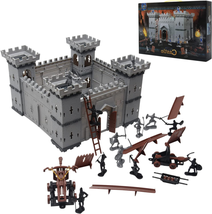 Medieval Castle Toys,Knight Game Soldier Model Building Accessories, DIY... - $28.43