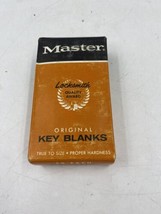 Master Original Key Blanks 50 Piece Box No. 150-0017 Made in Hong Kong - £26.58 GBP