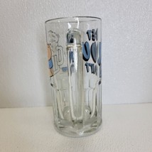 Large Vintage Ziggy Beer Mug Stein 32oz Heavy Glass Bet You Cant 1981 Dr... - $12.86