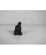 Miniature Matte Black Clay Cat Kitten 1.5&quot; - $12.47
