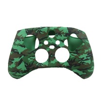 Silicone Grip Cover For Xbox One Series X Controller Green Camo Design - £6.18 GBP