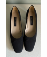 Anne Klein II Black Square-Toe Shoes Size 7.5 N - $537.08 MXN