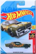 Hot Wheels - &#39;68 Mercury Cougar: HW Flames #2/10 - #164/250 (2019) *Green* - £1.99 GBP