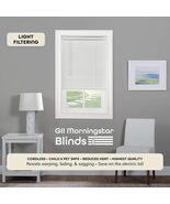 Pearl White Cordless Mini Blinds 29x64 Light Filtering 1 Inch Slat - $45.99