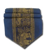 TIL002 blue Table runner tablecloth elephant tablerunner silk 150x30cm 5... - $17.99