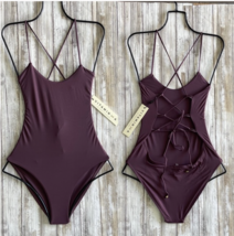 VITAMIN A SWIM TEA ROSE JAYDAH BRAID ONE PIECE BODYSUIT (6/S) NWT - $100.00