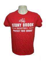 Stony Brook University Basketball Protect This House Adult Small Red TShirt - $332.91 MXN