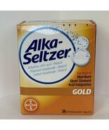 Alka-Seltzer Gold 36 Effervescent Tablets New Discontinued  - $124.99