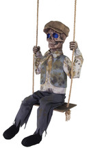 M Swinging Skeletal Boy Halloween Prop - £291.47 GBP