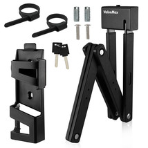 ValueMax Heavy Duty Folding Bike Lock Anti Theft Lock 2 Keys &amp; Mounting ... - $70.29