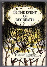 Hester Bourne In The Event Of My Death 1964 First Edition Mystery Hardcover Dj - £12.86 GBP