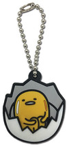 Gudetama The Lazy Egg Hiding Keycap Keychain Sanrio Licensed NEW - £7.54 GBP