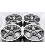 New DDR Fuzion 17x7.5 4x100/114.3 38mm Gunmetal 17" Wheels Rims 4 Lug (S... - $739.00