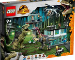 LEGO Jurassic World Giganotosaurus &amp; Therizinosaurus Attack 76949 (Damag... - $168.29