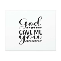  God Gave Me You James 1:17 Christian Wall Art Bible Verse Print - £56.02 GBP+