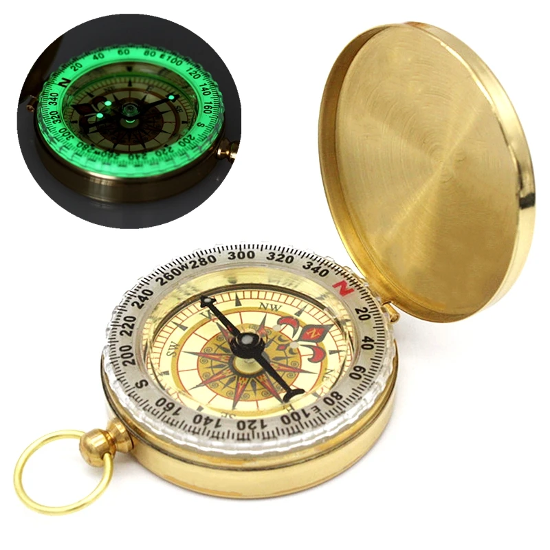 High Quality Compass Camping Compas on Foot Travel for Tourism Pocket Br... - £8.26 GBP+