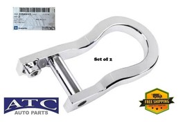 22858893 New Front Set (2) Tow Hook Chrome for 2011-2019 Silverado Sierr... - $79.15