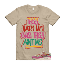 Air Max Familia 1 Hemp Pinksicle Sanddrift T Shirt Match AINT ME - £23.88 GBP+