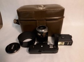Vintage Camera Accessories Lot VIvitar Nikon Etc Filter Motor Telephoto Lens Bag - £79.12 GBP