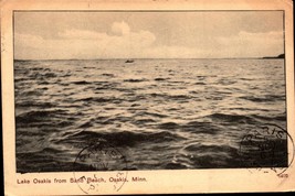 Lake Osakis From The Sand Beach Osakis Minnesota Vintage Postcard 1907-BK46 - £5.53 GBP