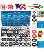 165 PCS Rubber Washers Assortment for Plumbing - Silicone Kit with Scree... - $39.86 CAD