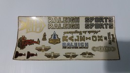 1 Sheet RALEIGH SPORT Plastic Sticker For 1 Raleigh Vintage Bicycle NOS - $35.00