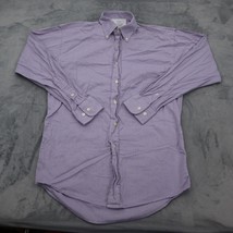 Burberry London Shirt Mens S Purple Button Up Long Sleeve Collared Top - £23.28 GBP