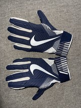 Nike D-Tack 5.0 Lineman Football Gloves Navy White PGF443-419 Size L - £59.77 GBP