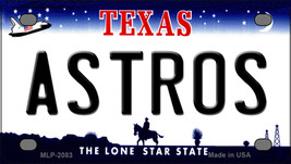 Astros Texas Novelty Mini Metal License Plate Tag - $14.95