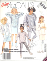McCall&#39;s Sewing Pattern 2886 Size CJ 10-12-14 Girls&#39; Cardigan Top Skirt Pants - £5.08 GBP