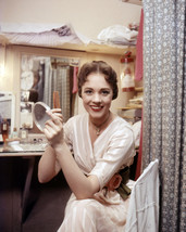 Julie Andrews Rare Pose in Dressing Room Smiling Circa 1960 16x20 Canvas - $69.99